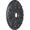 Ekena Millwork Milan Ceiling Medallion (Fits Canopies up to 4 5/8"), Hnd-Painted Pewter, 24 1/2"OD x 3 1/2"ID x 1"P CM24MIPES - alternate 4